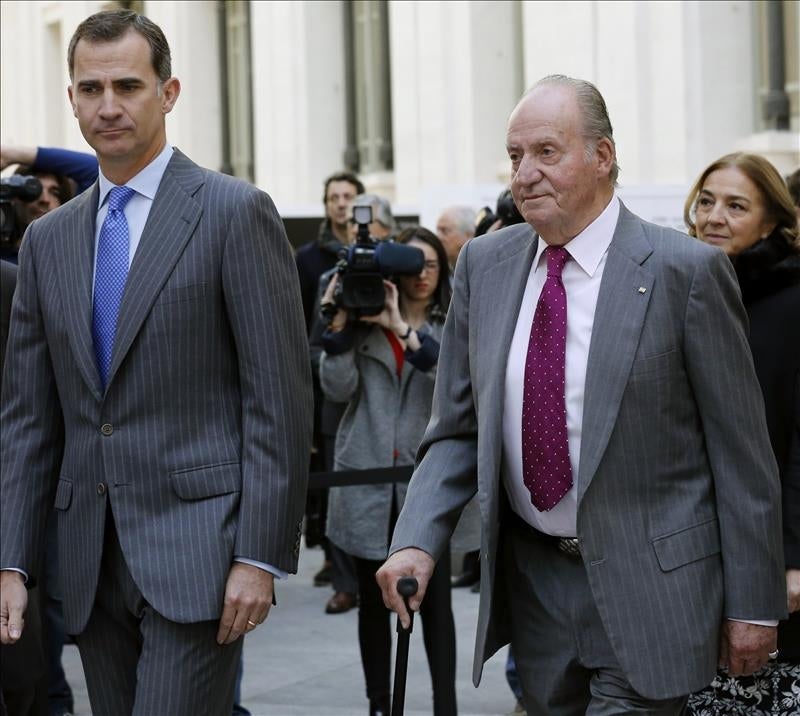 Felipe VI agradece a don Juan Carlos su ejemplo en favor de concordia nacional Felipe VI agradece a don Juan Carlos su ejemplo en favor de concordia nacional