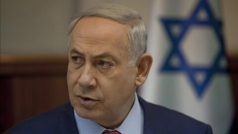 Benjamin Netanyahu, primer ministro israel&iacute;, en una rueda de prensa 