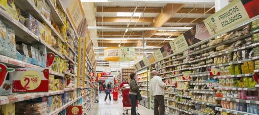 Pasillo de un Supermercado Pasillo de un Supermercado
