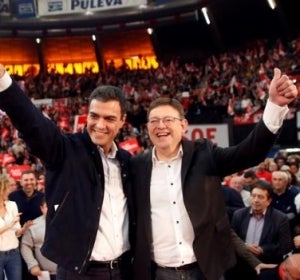 Pedro Sánchez, con Ximo Puig Pedro Sánchez, con Ximo Puig