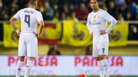 Cristiano Ronaldo y Karim Benzema, jugadores del Real Madrid.