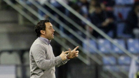 Sergio, durante un partido con el Espanyol