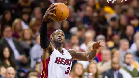 Dwyane Wade, entrando a canasta Dwyane Wade, entrando a canasta