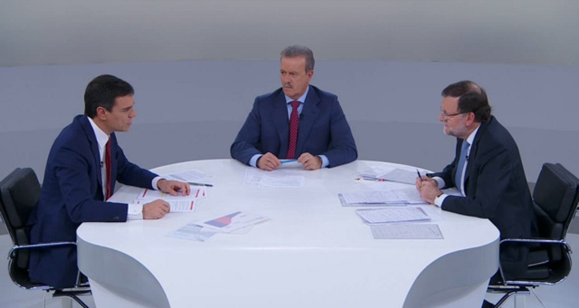 Mariano Rajoy y Pedro Sánchez discuten acaloradamente por las pensiones Mariano Rajoy y Pedro Sánchez discuten acaloradamente por las pensiones