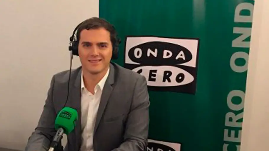 Albert Rivera en Onda Cero El líder de Ciudadanos, Albert Rivera, en Onda Cero