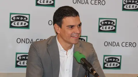 Pedro Sánchez en Onda Cero Entrevista del candidato socialista a la presidencia del Gobierno, Pedro Sánchez, en Onda Cero