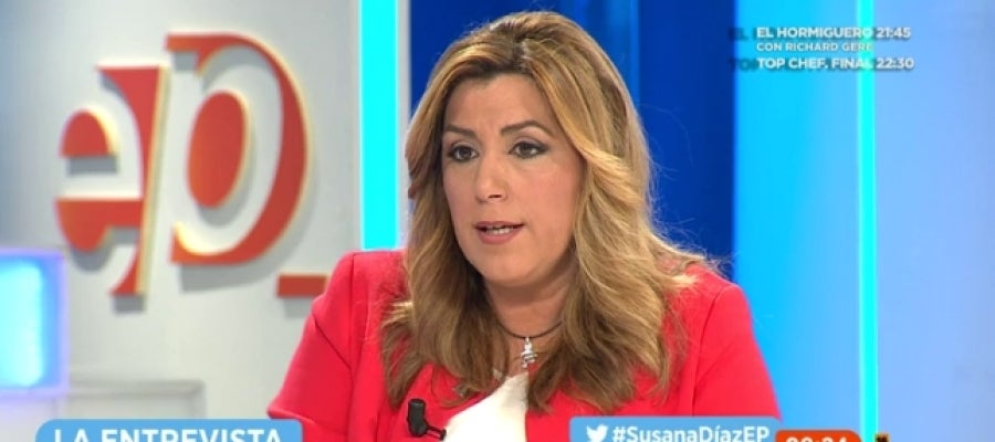 La presidenta de la Junta de Andalucía, Susana Díaz, en Espejo Público La presidenta de la Junta de Andalucía, Susana Díaz, en Espejo Público