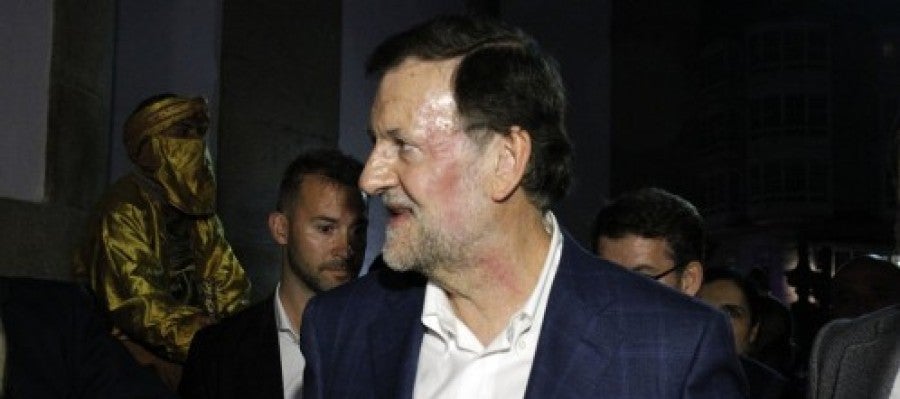 El presidente del Gobierno, Mariano Rajoy, tras la agresión sufrida en Pontevedra El presidente del Gobierno, Mariano Rajoy, tras la agresión sufrida en Pontevedra