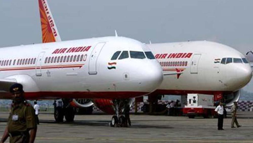 Varios aviones de la compañía air India
