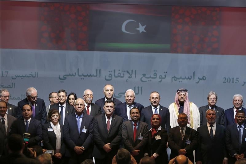 Las partes libias firman el acuerdo para el gobierno de unidad nacional Las partes libias firman el acuerdo para el gobierno de unidad nacional