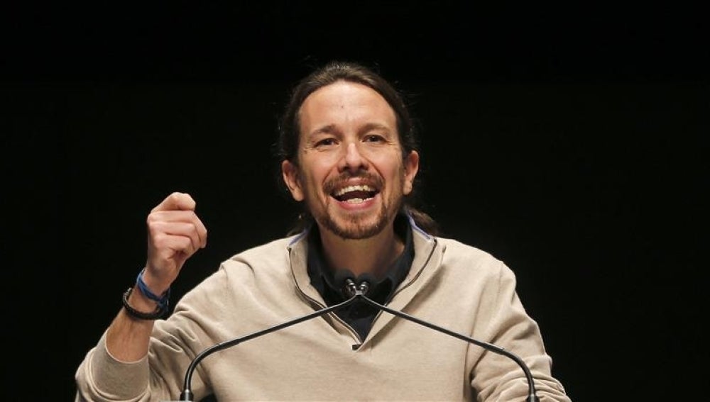 El líder de Podemos, Pablo Iglesias