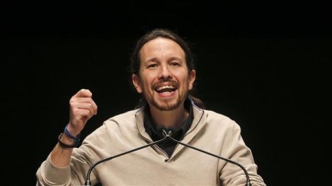 El l&iacute;der de Podemos, Pablo Iglesias