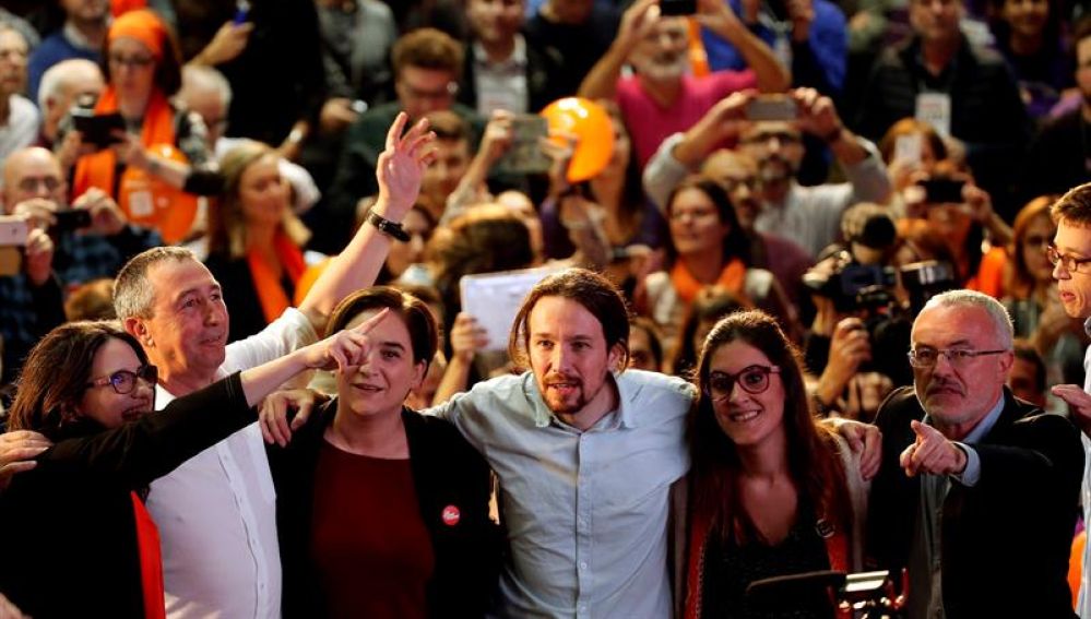 Pablo Iglesias en el cierre de campaña en Valencia 
