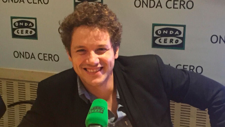 El cantante Daniel Diges en los estudios de M&aacute;s de uno