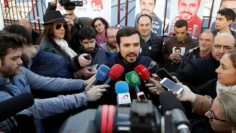 El candidato de Izquierda Unida-Unidad Popular, Alberto Garzón El candidato de Izquierda Unida-Unidad Popular, Alberto Garzón