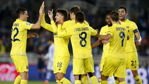 El Villarreal celebra un gol El Villarreal celebra un gol