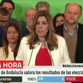 Susana Díaz valora los resultados de las elecciones generales 20D