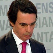 Aznar en la reunión del PP