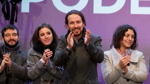 El l&iacute;der de Podemos, Pablo Iglesias
