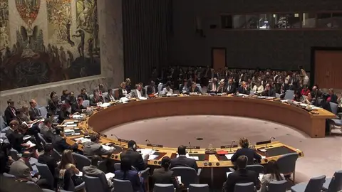 En la imagen, el Consejo de Seguridad de la ONU, en Nueva York En la imagen, el Consejo de Seguridad de la ONU, en Nueva York