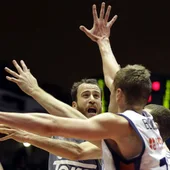 Sergio Rodríguez, en acción ante el Obradoiro Sergio Rodríguez, en acción ante el Obradoiro
