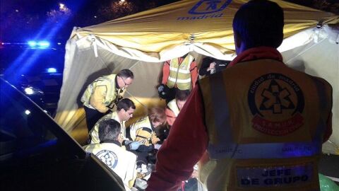 Varios efectivos de Protecci&oacute;n Civil en un suceso