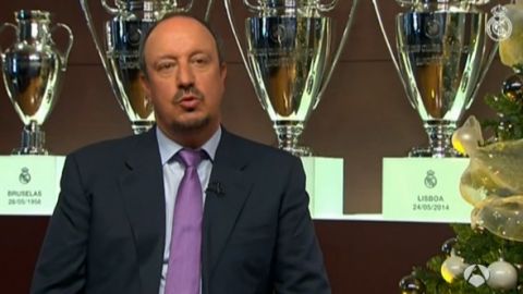 Rafa Ben&iacute;tez, entrenador del Real Madrid
