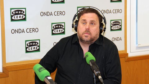 El presidente de ERC, Oriol Junqueras, en Onda Cero