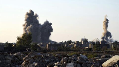 Ataque a&eacute;reo en Irak