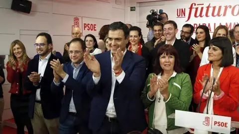 El líder socialista, Pedro Sánchez El líder socialista, Pedro Sánchez