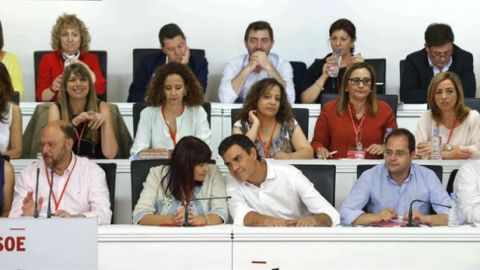 Pedro S&aacute;nchez en el Comit&eacute;