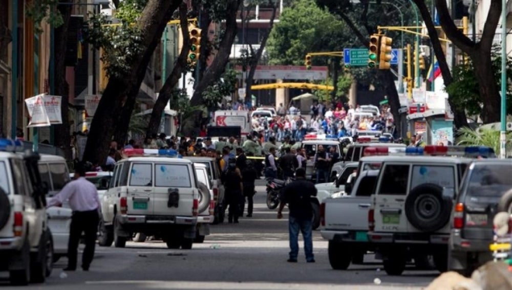 Una calle en Venezuela