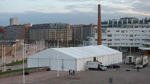 Carpa para fiesta de Nocheviaja cancelada Carpa para fiesta de Nocheviaja cancelada