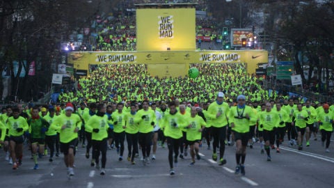 La salida de la San Silvestre Vallecana de 2014