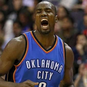 Serge Ibaka, durante un partido con los Thunder Serge Ibaka, durante un partido con los Thunder
