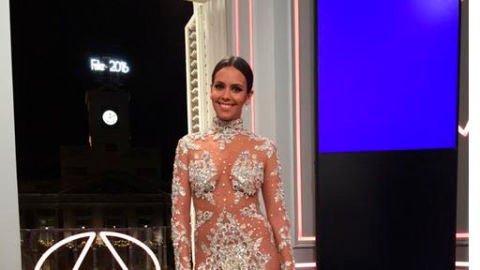 Cristina Pedroche durante las campanadas 2015