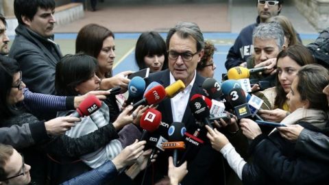 El presidente en funciones, Artur Mas.
