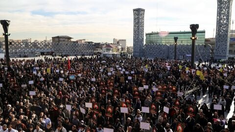 Protestas en Teher&aacute;n