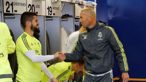 Isco y Zidane