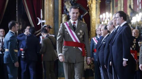 El Felipe VI, en la Pascua Militar 2016.