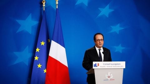 El presidente franc&eacute;s, Fran&ccedil;ois Hollande