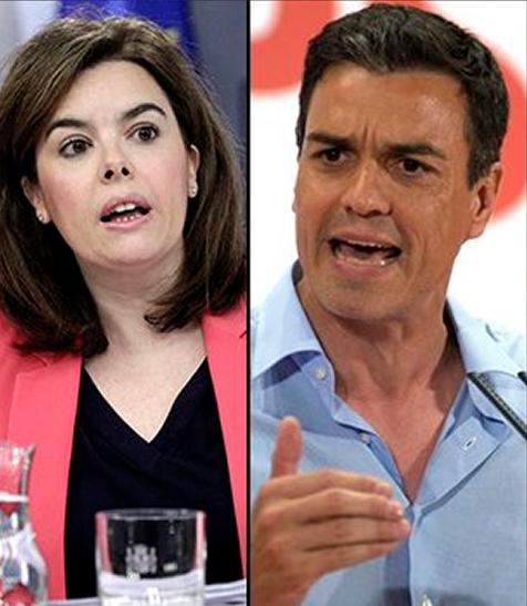 Montaje Rabioso: Las peleas de Pedro Sánchez y Soraya Sáenz de Santamaría Montaje Rabioso: Las peleas de Pedro Sánchez y Soraya Sáenz de Santamaría