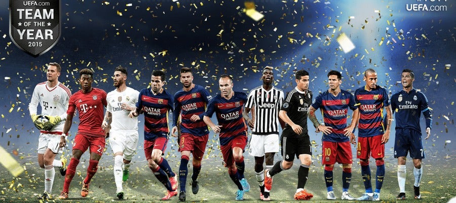 El equipo del año para la UEFA El equipo del año para la UEFA
