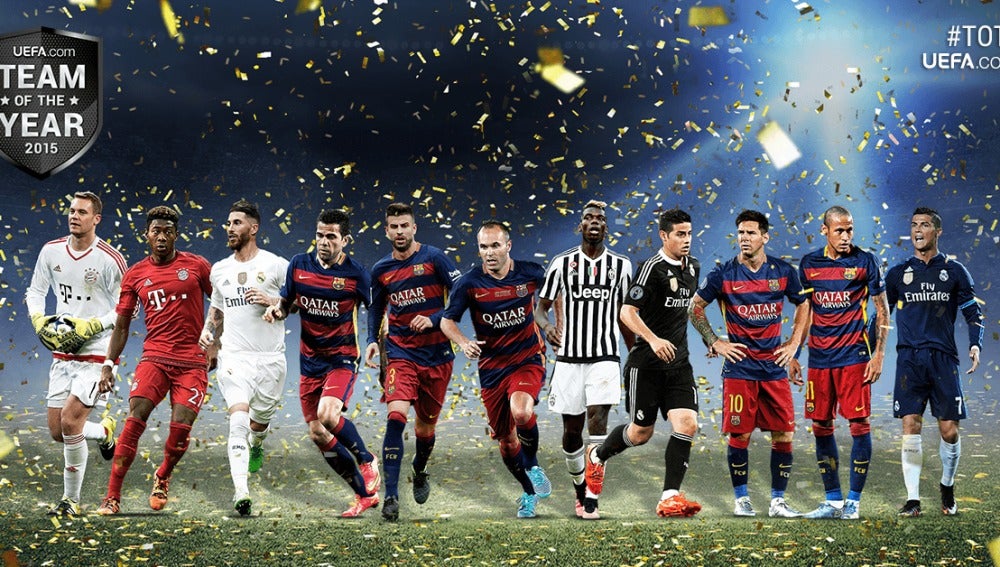 El equipo del año para la UEFA