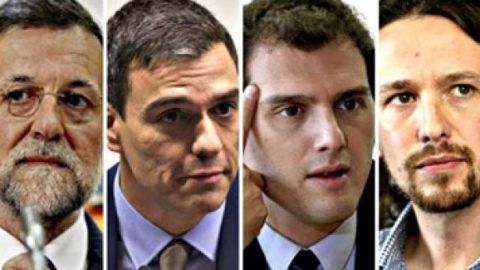 podemos, ciudadanos, psoe y pp