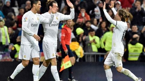 Cristiano, Bale y Modric