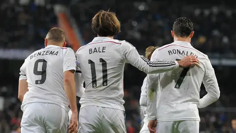 Benzema, Bale y Cristiano Benzema, Bale y Cristiano