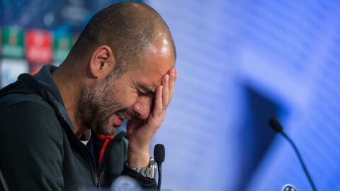 Guardiola, contrariado