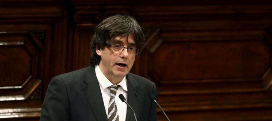 El presidente de la Generalitat, Carles Puigdemont El presidente de la Generalitat, Carles Puigdemont