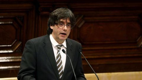 El presidente de la Generalitat, Carles Puigdemont